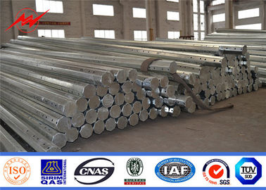 6 مم مثمن 132KV 15m 30m القطب الطاقة الصلب