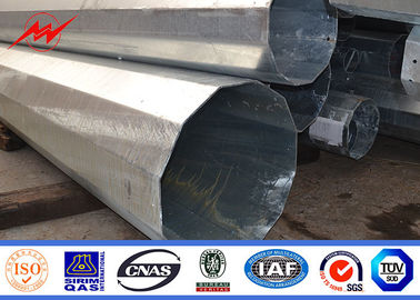 IP65 أنبوبي المجلفن الصلب القطب ل 69kv خط النقل الكهربائي