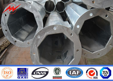 IP65 أنبوبي المجلفن الصلب القطب ل 69kv خط النقل الكهربائي