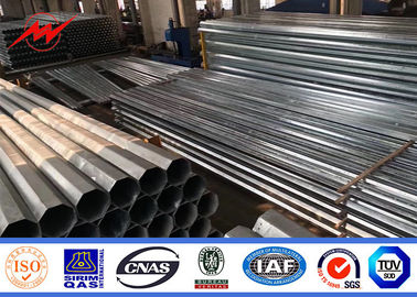 NEA 25FT القطب الصلب 30FT 35FT 40FT 45FT لمشروع البناء في الفلبين
