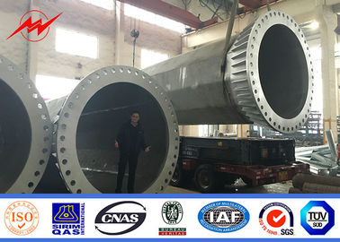 45m مسحوق الطلاء المعتمد  High Mast Light Pole 400w - 5000w Power
