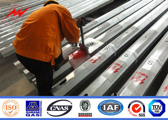 11kv 38kv القطب الطاقة الكهربائية تراجع الساخنة المجلفن مثمن