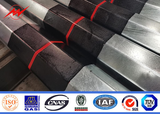 9 م القار نوع دفن القطب الصلب المجلفن أنبوبي للنقل