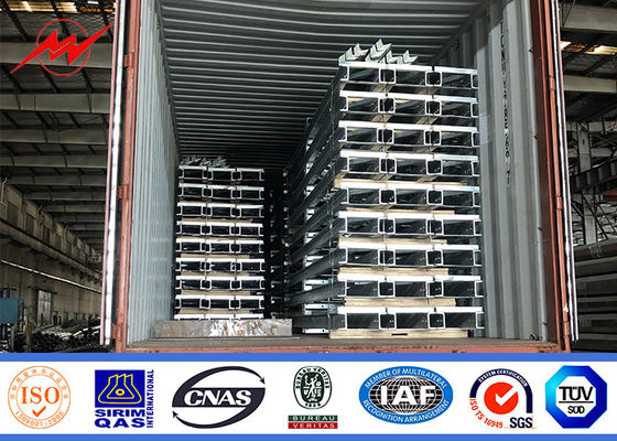 10m 400dan 650dan 800dan 355n / Mm2 القطب أنبوبي الصلب