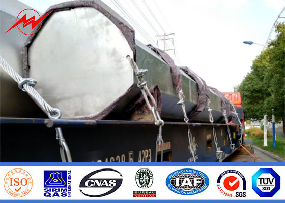 90ft 100ft 110ft أعمدة توزيع الطاقة مع Galvaniztion