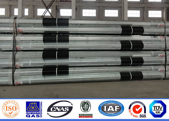 خط نقل HDG 10 مم 160 كم / ساعة قطب أنبوبي فولاذي