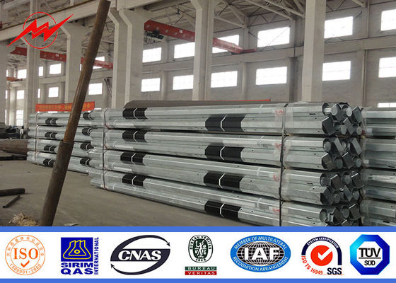 خط نقل HDG 10 مم 160 كم / ساعة قطب أنبوبي فولاذي