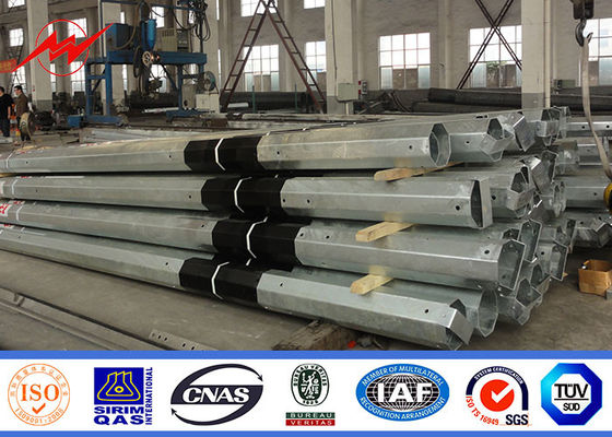 25ft 30ft 35ft 40ft خط نقل الطاقة الكهربائية قطب الصلب المغلف