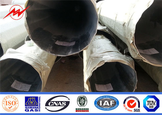 قطب كهربائي فولاذي IP 65 لخط التوزيع الكهربائي 132kv