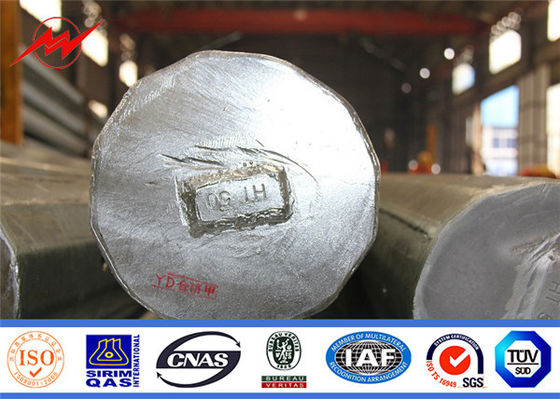 138kv كهرباء ASTM A123 دليل على انفجار عمود الطاقة المرافق