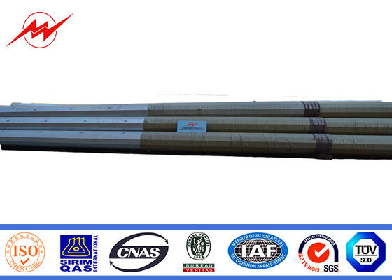 33kv 110kv عمود نقل كهربائي أنبوبي مثمن