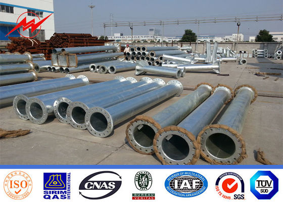 25ft 30ft 35ft 40ft خط نقل الطاقة الكهربائية قطب الصلب المغلف