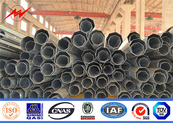 صواري شبكية كهربائية 30m / S عمود فولاذي أنبوبي 69kv Longlife