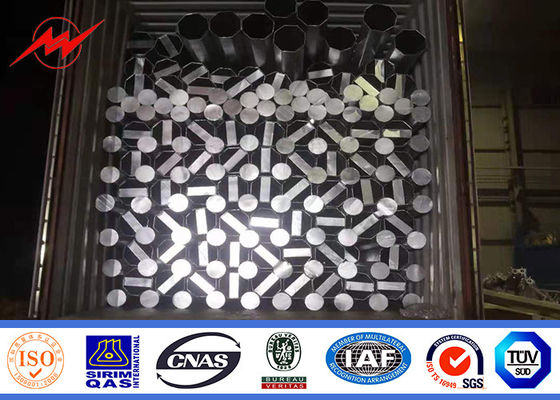 9m 13.4kn الفئة 2 3 مم قطب أنبوبي سمك لمشروع خط التوزيع الكهربائي