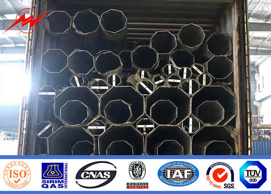 69kv القطب الصلب أنبوبي الطاقة الكهربائية المجلفن