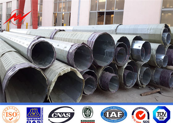 ISO9001 سبيكة الصلب الكهربائي الأنبوبي برج القطب خط نقل الطاقة المغلف