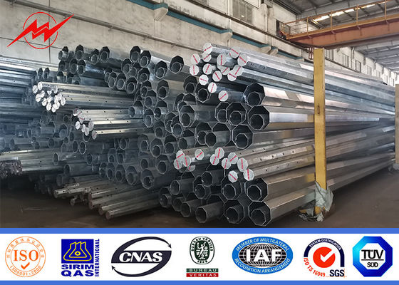ASTM 16m 1200 Dan Steel Power Pole لمشروع كهربائي عالي الجهد