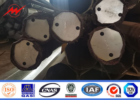 ASTM 16m 1200 Dan Steel Power Pole لمشروع كهربائي عالي الجهد