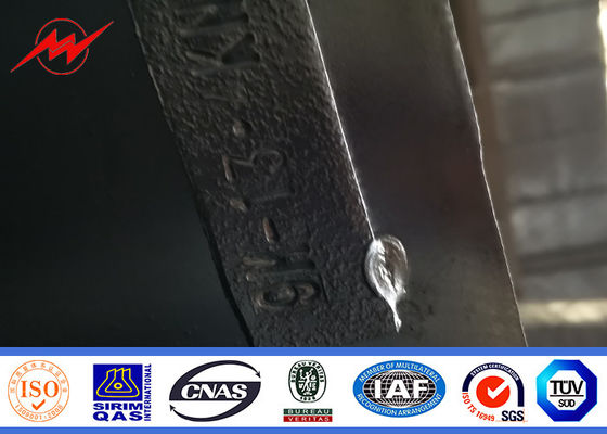 درب التبانة الكهربائية القطب الصلب أنبوبي الدعم الذاتي أعمدة الأدوات المعدنية