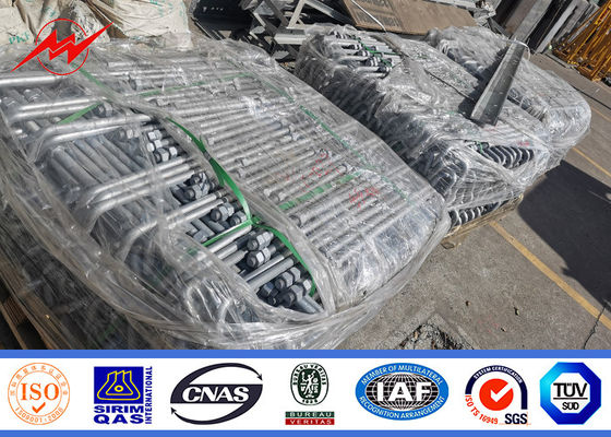 69kv القطب الصلب أنبوبي الطاقة الكهربائية المجلفن