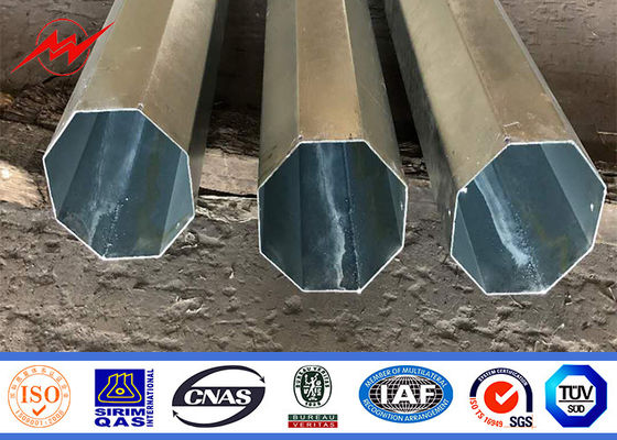 14m القطب الصلب المجلفن لبرج نقل الطاقة 33kv