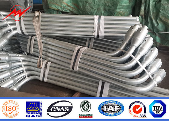 عدادات شمسية قطب ضوء الشارع الثمانية الأطراف Q235 Q345 7m 8m 9m قطب مصباح الفولاذ