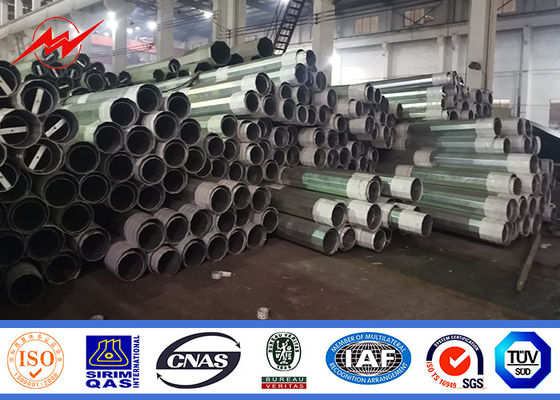 10m 12m 14m 16m الصلب أنبوبي القطب المجلفن Astm A36 أعمدة الطاقة المساعدة