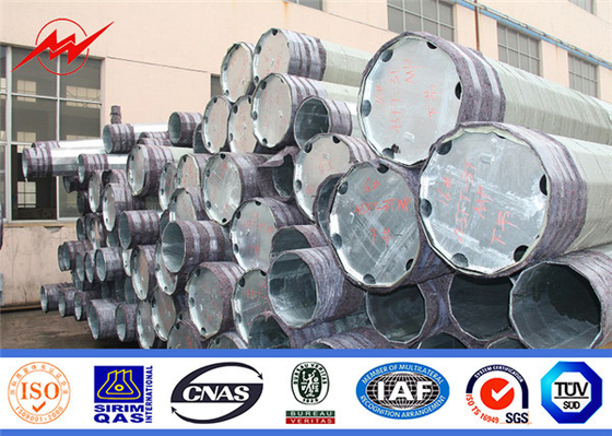 18 متر قطب الاستخدام الفولاذي ل 33kV برج خطوط النقل