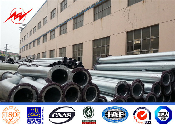 12m 600 Dan Gr65 القطب الصلب المجلفن المثمن الطاقة الكهربائية