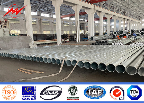 قطب الطاقة الفولاذي 35FT مع مقاومة الظروف السلبية والأبعاد الدقيقة