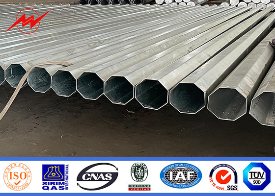 ASTM A 123 قطب فولاذي 10m 11.8m 13m 14m 20m 5-50KN للبناء