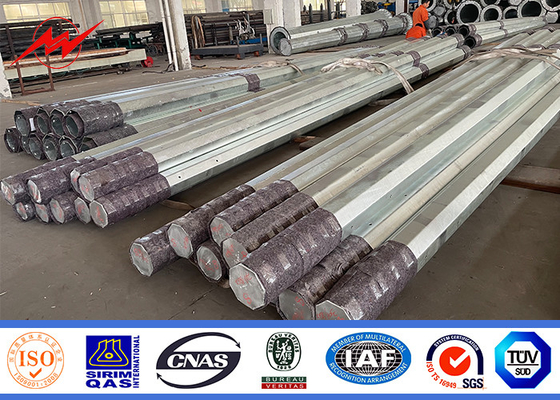 35kv 38kv ناقل الكهرباء متعدد الزوايا قطب الطاقة من الفولاذ