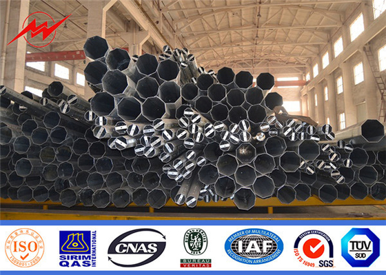 40ft الصلب المجلفن المنفعة القطب الساخنة تراجع خط نقل الطاقة الكهربائية