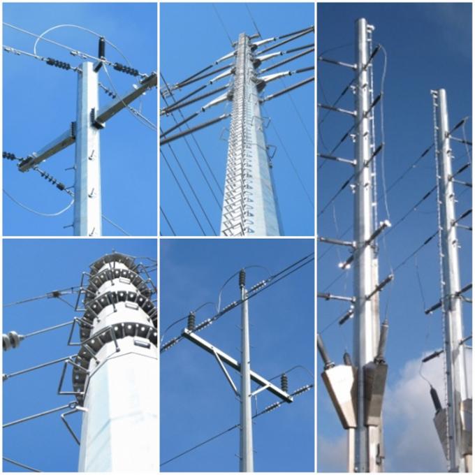 80FT 90FT 138KV نقل قطب الطاقة الكهربائية حديد الاحتكار 0